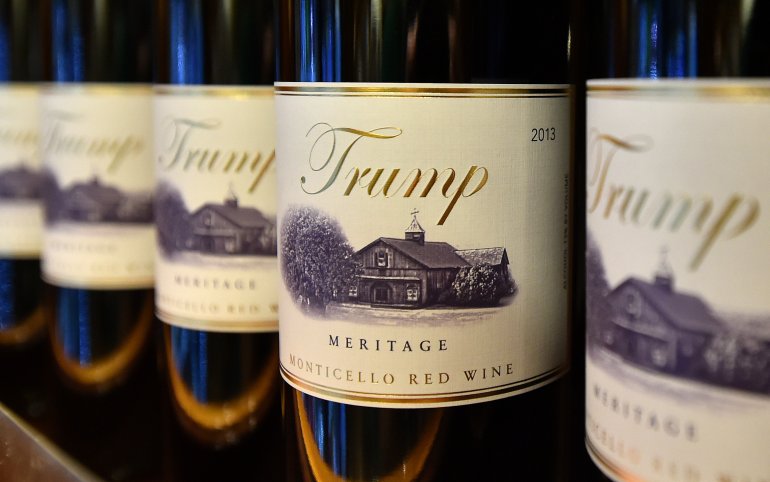 Trump wine sales double in Virginia